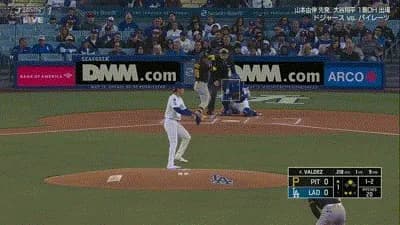 ドジャース・山本由伸、初回に先制点を許す…山本由伸は19イニングぶりの失点