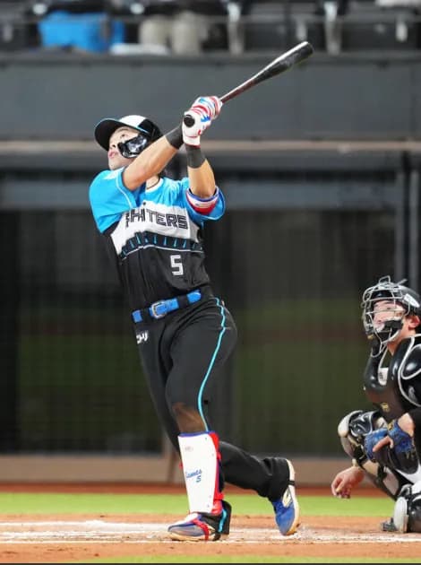 【日本ハム】野村佑希長ーい「真の4番」弾　15打席連続無安打動じず「４月で４本いいペース」