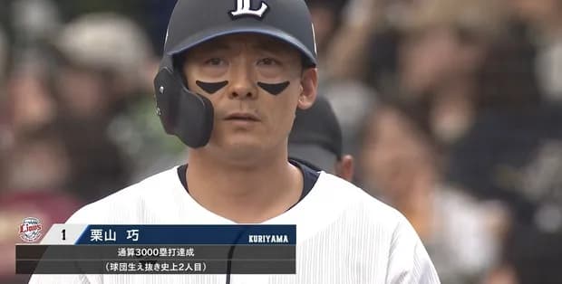 西武栗山巧、史上64人目の通算3000塁打達成！