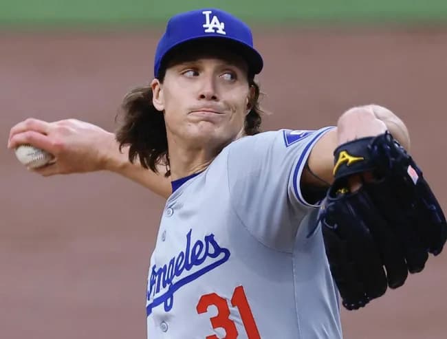 グラスノー、２戦連続アクシデントで緊急降板　２回の投球練習で異変、ロバーツ監督が交代告げる