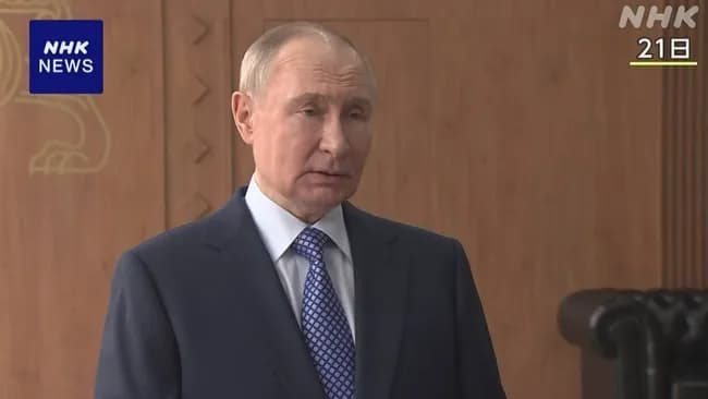 ロシアのプーチン大統領 一時停戦を表明 5月8日から72時間