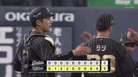 4月30日　オリックス５－０ロッテ　先発種市が5回5失点と乱調…打線も手も足も出ず僅か2安打完封負けで連敗…