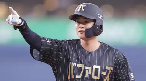 太田椋 3回に2点タイムリー！　月間39安打で球団の右打者最多タイ記録！