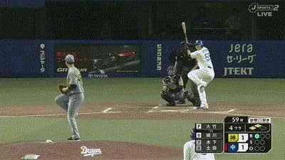 【中日対阪神5回戦】中日、4回裏無死二三塁から細川成也のショートへのタイムリー内野安打で勝ち越し！！！！！