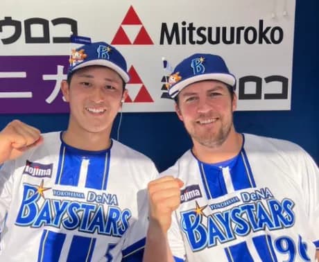 DeNAバウアー、来日初完封勝利　女房役の松尾をべた褒め「汐恩の配球が素晴らしかった」