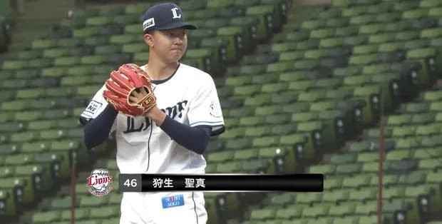 西武ドラ３狩生、二軍初先発で４者連続三振！