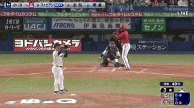 【ヤクルト対広島4回戦】広島・ファビアン、ヤクルト・小川から第３号先制ソロホームラン