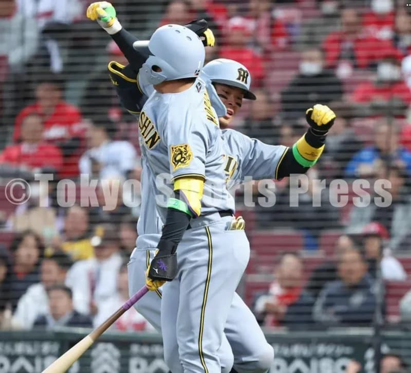 【3回表】森下翔太ｷﾀ━━━(ﾟ∀ﾟ)━━━!!勢いは止まらない!!左中間ツーベースヒット!!