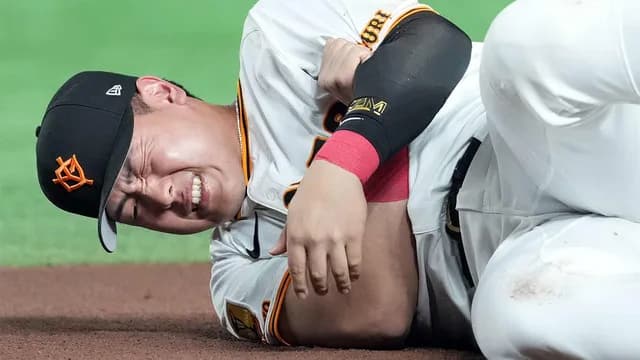 巨人岡本が左肘負傷で長期離脱←カープファンの反応