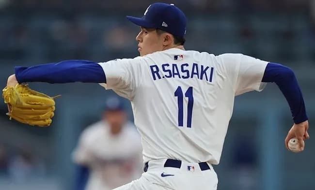 佐々木朗希 7先発 1勝1敗 防3.86 奪三振率7.12 WHIP1.45