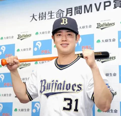 太田椋が初の月間ＭＶＰ「とてもうれしい」４月は右打者の球団記録に並ぶ月間３９安打