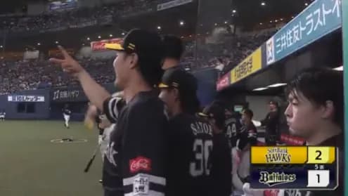 野村勇が今日も活躍！！勝ち越しタイムリーヒット！！
