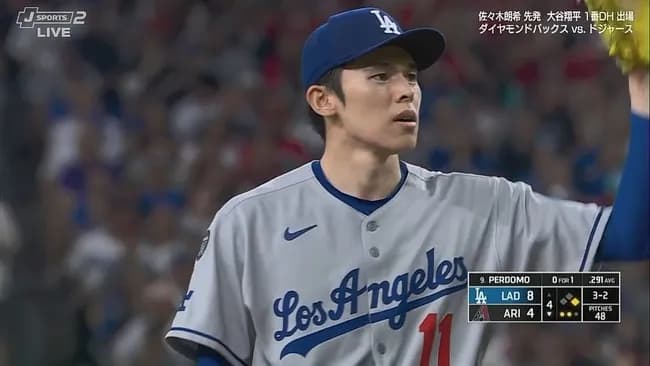 【悲報】本日の佐々木朗希、平均151.4km/h・最速152.7km/h