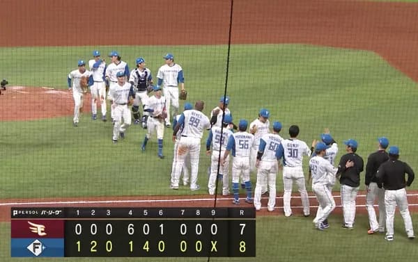 日ハム、ルーズヴェルト・ゲーム制し3連勝！万波が大爆発！1試合2発！決勝の逆転グランドスラム！