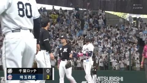 ロッテ、絶望の3点先制許す…今日もネビンに打たれる