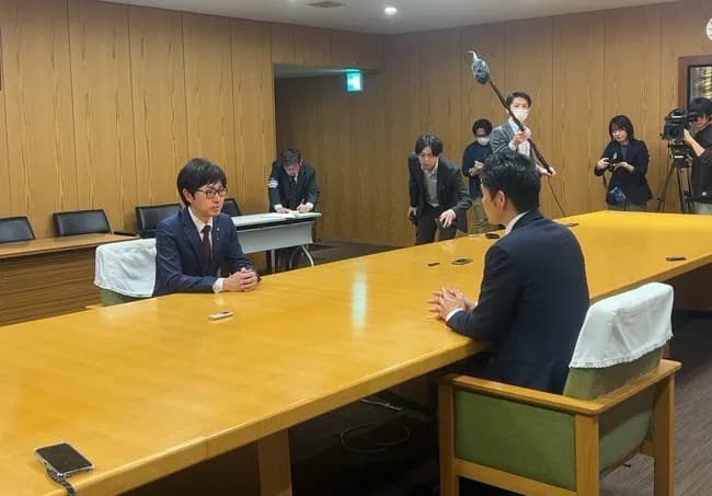 秋田市長がJ2秋田社長と会談「秋田市の貯金は数億円。サカスタ検討するが市の出せる金額にも上限がある