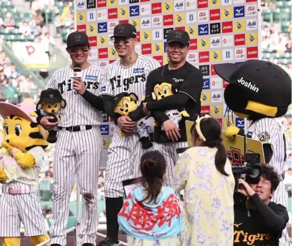 【阪神】「初恋は何歳？」小学生の女の子からの質問に佐藤輝明、岩崎優、湯浅京己の回答は？