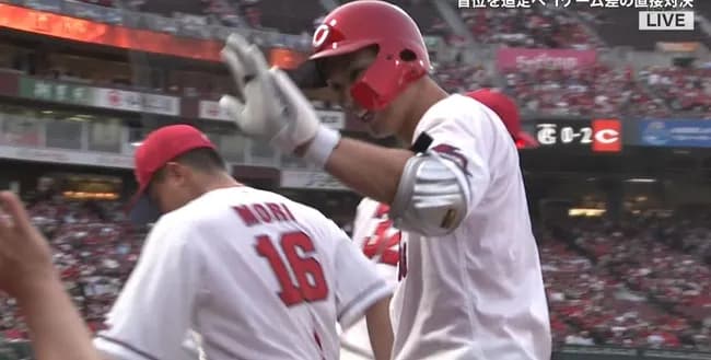 中村奨成、戸郷からホームランｗｗｗｗｗｗｗ