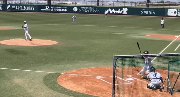 リハビリ中の近藤健介、1軍合流へ向けて順調　上茶谷と対戦し3打数1安打「ボールは見えてよかった。腰も大丈夫」