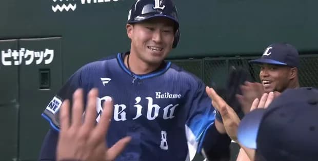 西武・渡部聖弥、待望のプロ初ホームラン！
