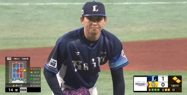 西武・武内夏暉、5回1失点で今季初勝利「スピードもコントロールも課題」