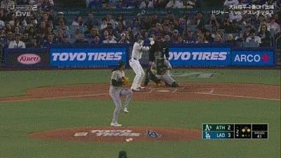 大谷翔平、第二打席で犠牲フライ！ドジャースがリードを２点に広げる！！！！！！！