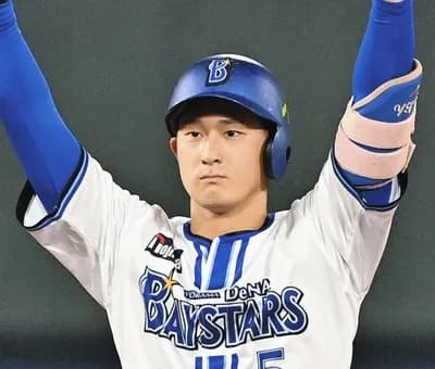 DeNA松尾汐恩　打率.359(39-14) 3本 7打点 出塁率.357 長打率.667 OPS1.024