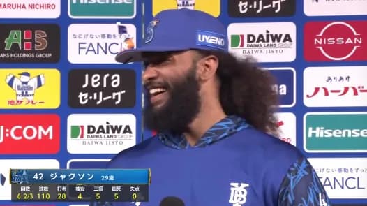 DeNAジャクソン、7試合連続QS 防御率1.24でリーグ3位　ケイは防御率0.86でリーグ1位に！