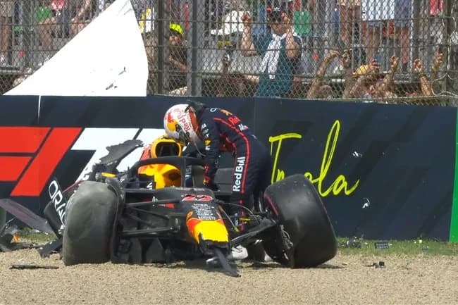 【大悲報】レッドブル角田、大クラッシュ