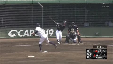 打った瞬間！ルーキー宮崎竜成、ファームで第2号2ランホームラン！