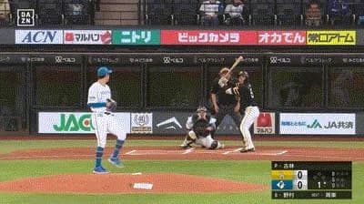 【日本ハム対ソフトバンク8回戦】ソフトバンク・野村勇、日本ハム・古林から初球先頭打者ホームラン！！！！！！！！！！！！！！！！