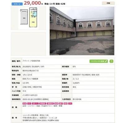 【画像】北海道旭川のアパート、ガレージ付きで家賃29000円ｗｗｗｗｗｗｗ