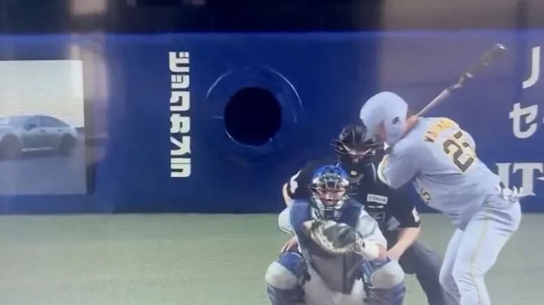 阪神-中日戦の球審、9回表で興奮しすぎてボール判定でも手を挙げてしまう・・・