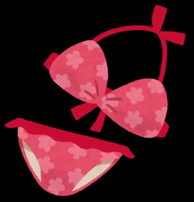 【画像】貧乳なのに際どいビキニを着ちゃう女の子〓