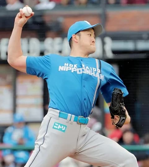 【日本ハム】斎藤友貴が２回無失点…１５５キロで宗山を二ゴロ併殺打…満塁本塁打被弾から１０日ぶりマウンドで好投