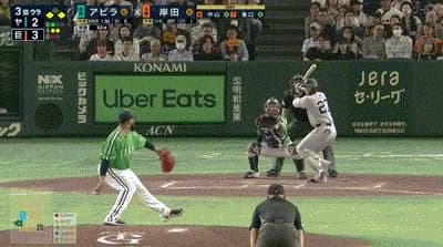 【巨人対ヤクルト12回戦】巨人、３回裏１アウト一三塁から岸田の打球をヤクルト・アビラがフィルダースチョイスし三塁ランナーが生還！リードを２点に広げる！！！！！