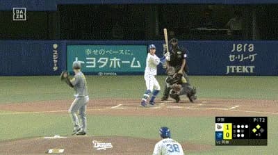 【中日対阪神11回戦】中日、５回裏２アウト二三塁からから岡林勇希のタイムリーで同点に追いつく！！！！！！！