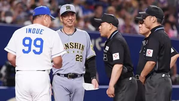 阪神・藤川監督、熊谷サードで佐藤輝レフトのままだったことについて「ゲーム中に動かすというのは、通常ではないのかなという風に自分自身では考えてるので。」