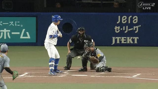 阪神・坂本、痛恨のパスボール　フレーミング意識しすぎや…