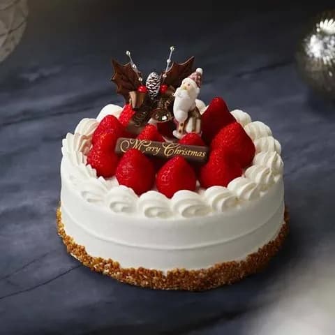 (ヽ´ん`)「施設でクリスマスケーキもらった」