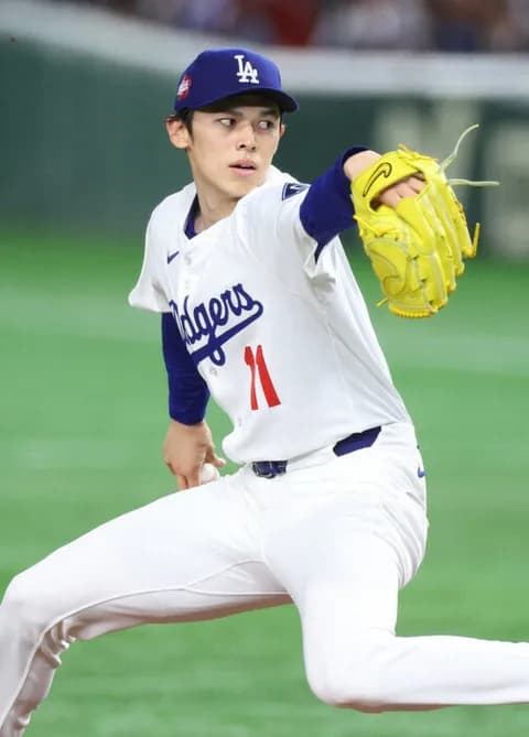 ロッテ、ドジャースに佐々木朗希の右肩インピンジメント症候群を情報提供していた