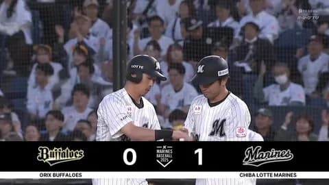 髙部タイムリー！！ロッテ本日も先制！