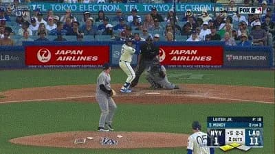 ドジャース・マンシー、今日二本目となる第６号３ランホームラン！マンシーは今日７打点！ドジャースは５回で１４点目！！！！！！！！！！！