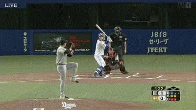 【中日対巨人11回戦】中日・岡林勇希、巨人・戸郷から今季第1号同点ソロホームラン！！！！！！！！！！！！！！！！