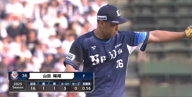 山田陽翔がリベンジ登板！1回9球3者凡退！