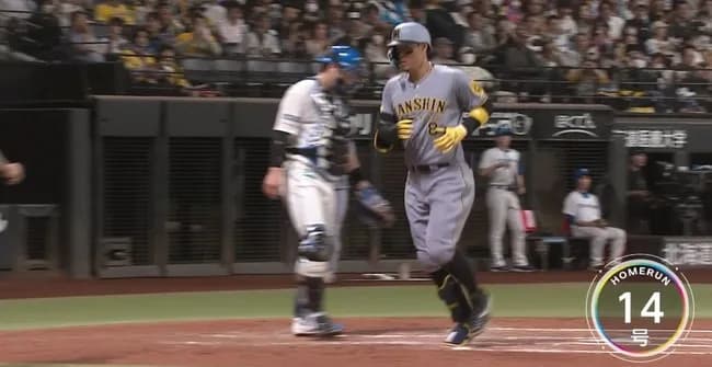 阪神、サトテル＆大山2者連続弾ｗｗｗｗｗｗｗ