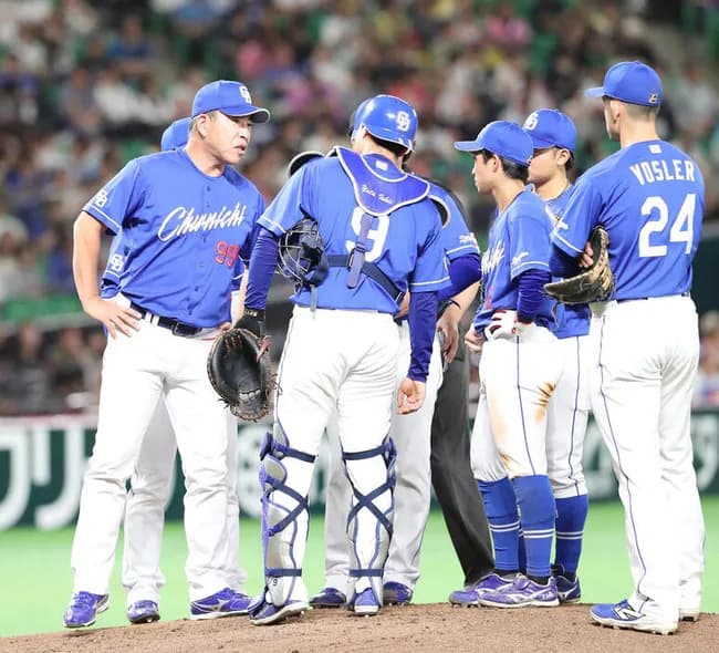 中日井上監督「俺がマウンド行って先発三浦にカツを入れたらその後3回4回は無失点。これは偶然じゃない