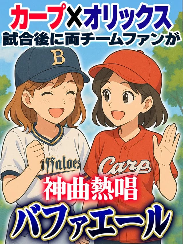 カープファン＆オリックスファンが『バファエール』を歌う！京セラドーム場外で応援歌の交流戦