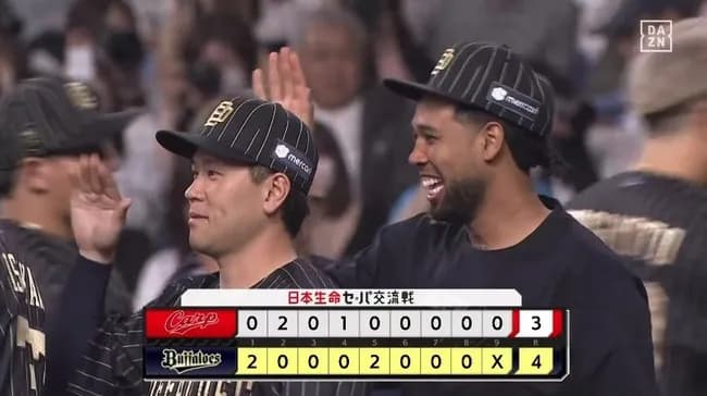 【オリックス対広島3回戦】オリックスが４－３で広島に連勝！エスピノーザ、昨季７月以来１７戦ぶり白星！頓宮が逆転打！広島は交流戦負け越しスタート、勝率５割に逆戻り