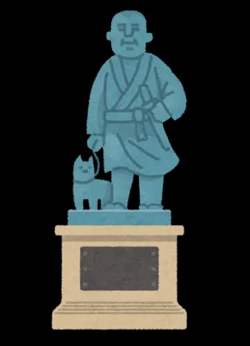 西郷隆盛ってなんで石にされたの？